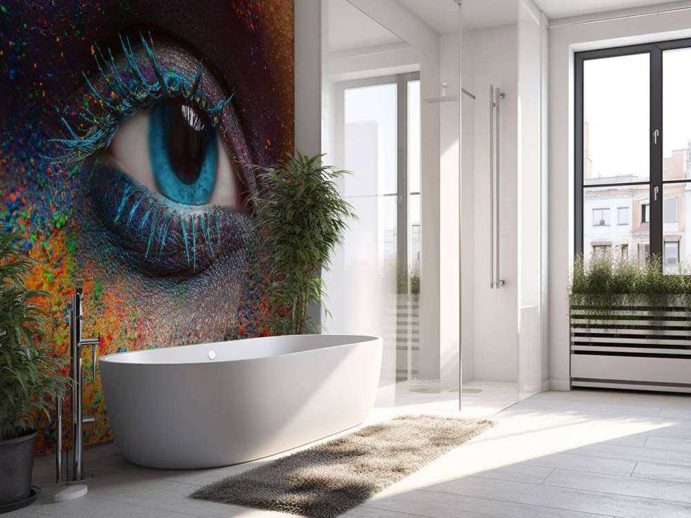 Colourful eye