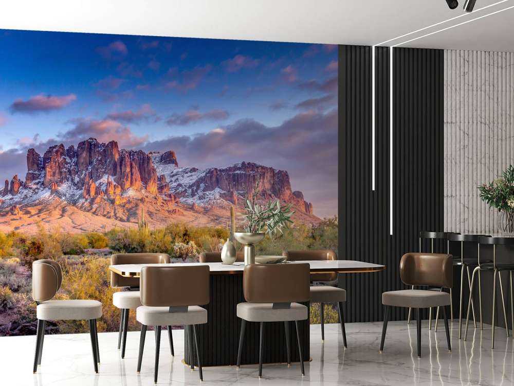 Cactus in a mountain landscape