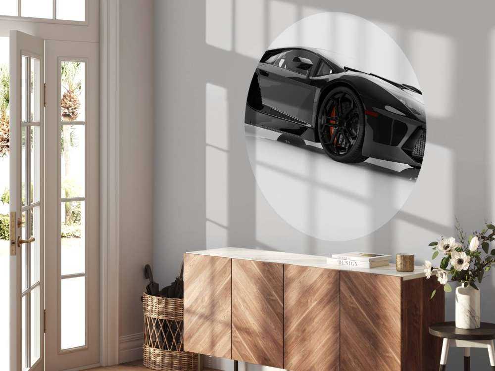 Black supercar