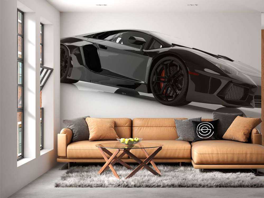 Black supercar