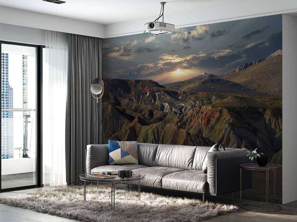 Sunset in the mountains