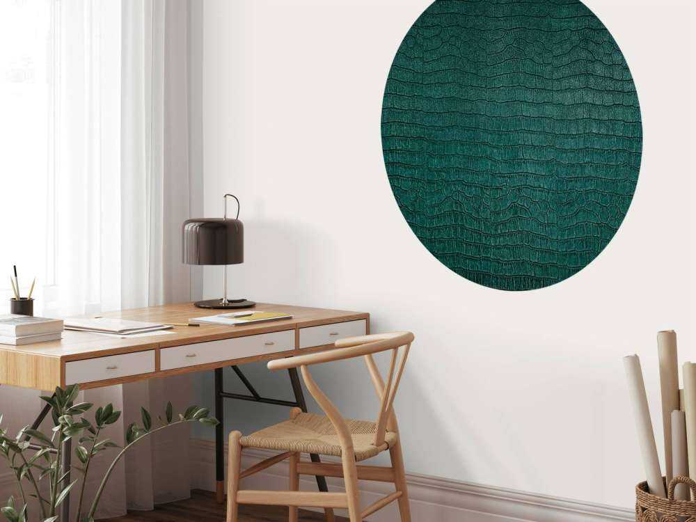 Reptile skin in green