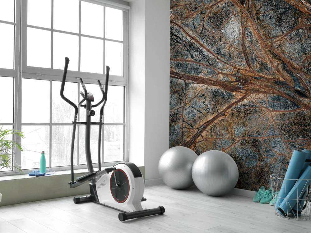 Grey marble with detailed vein structure