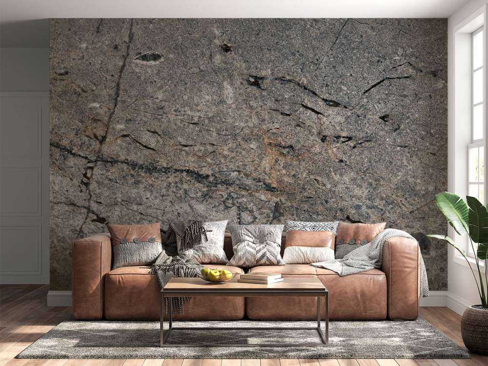 Grey marble structure