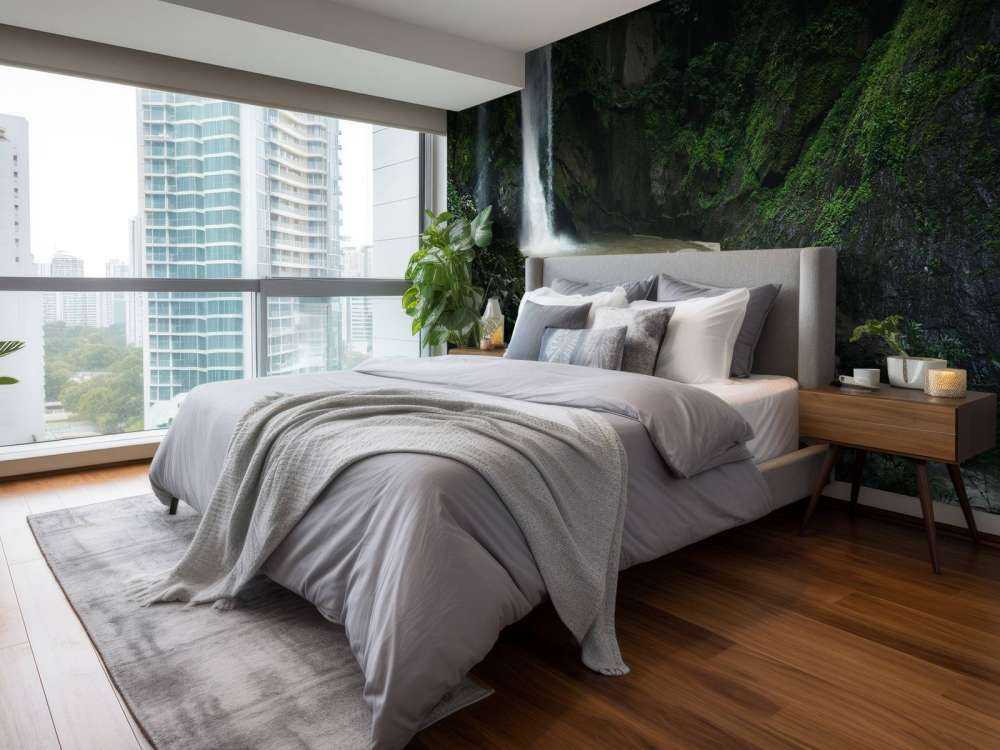 Waterfall in deep forest