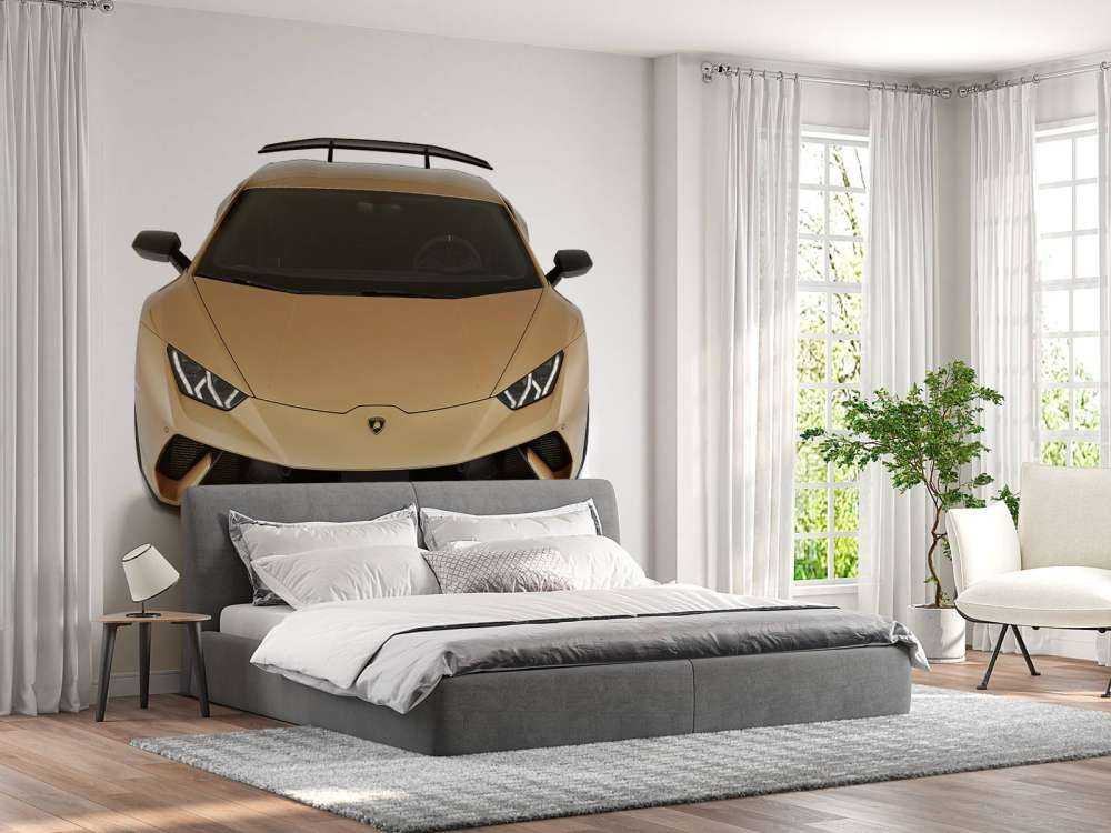 Lamborghini Huracán - Front from above, white