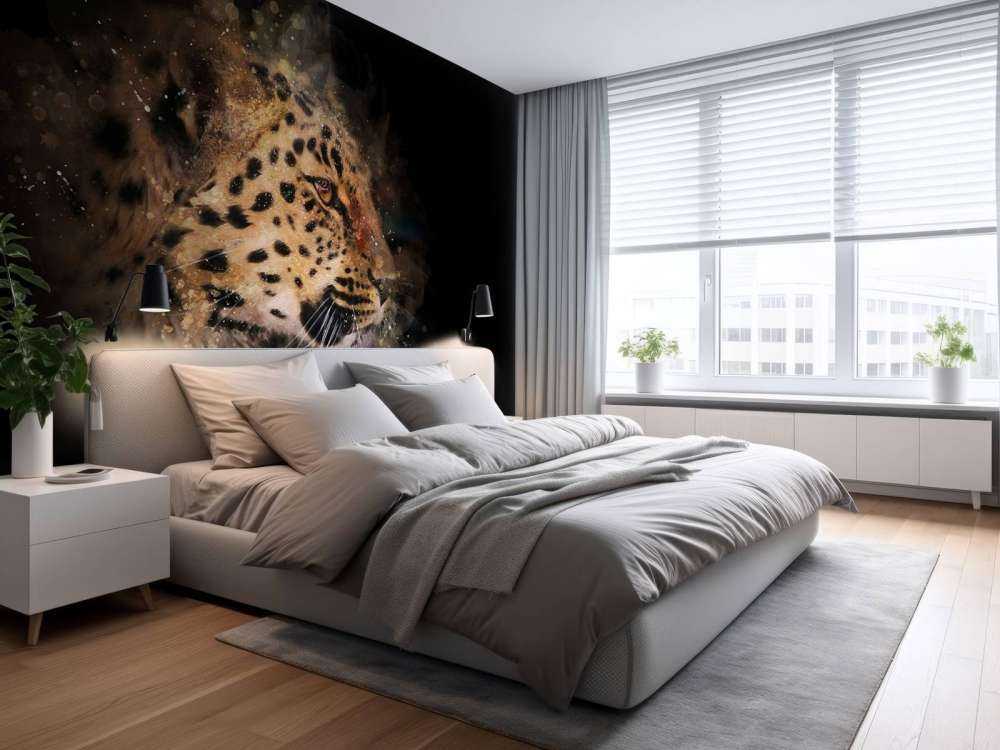 Painted leopard