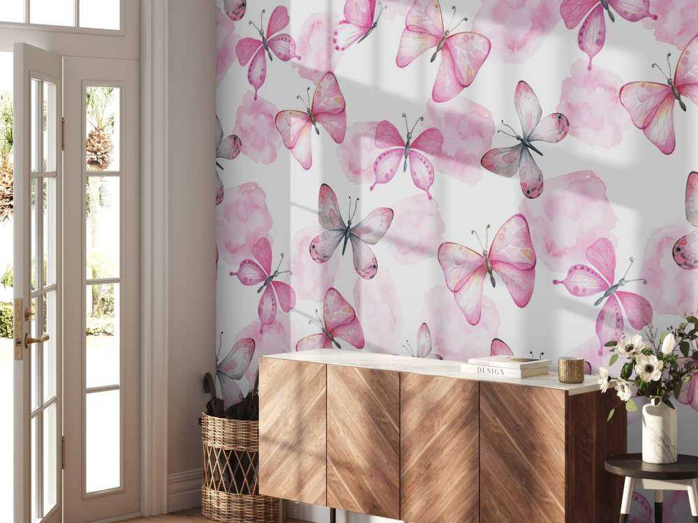 Watercolor butterflies