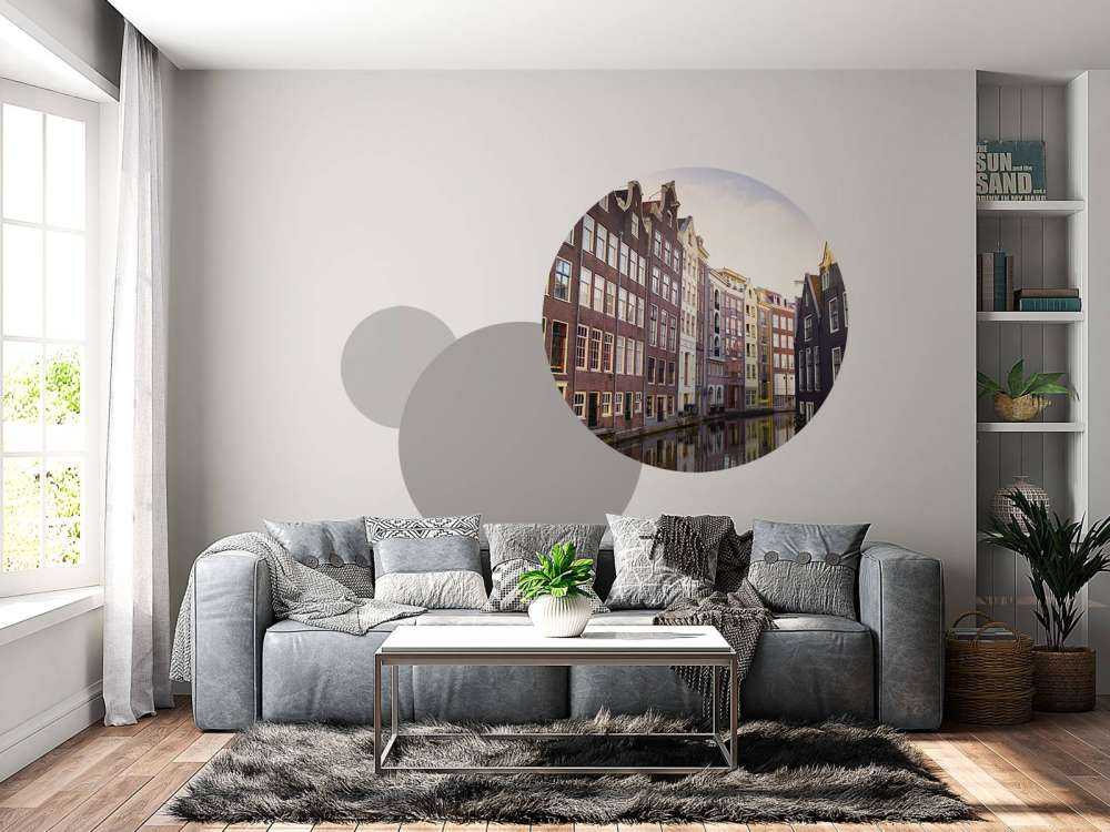 Amsterdam houses on the canal