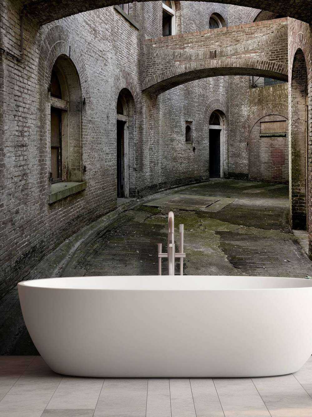Courtyard with arches