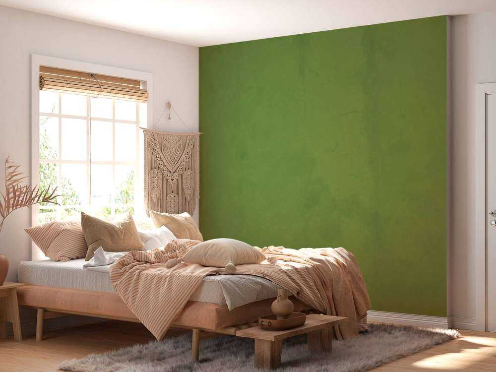 Avocado green concrete