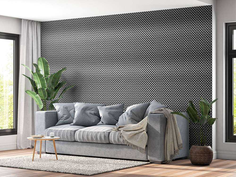 Perforated metal surface