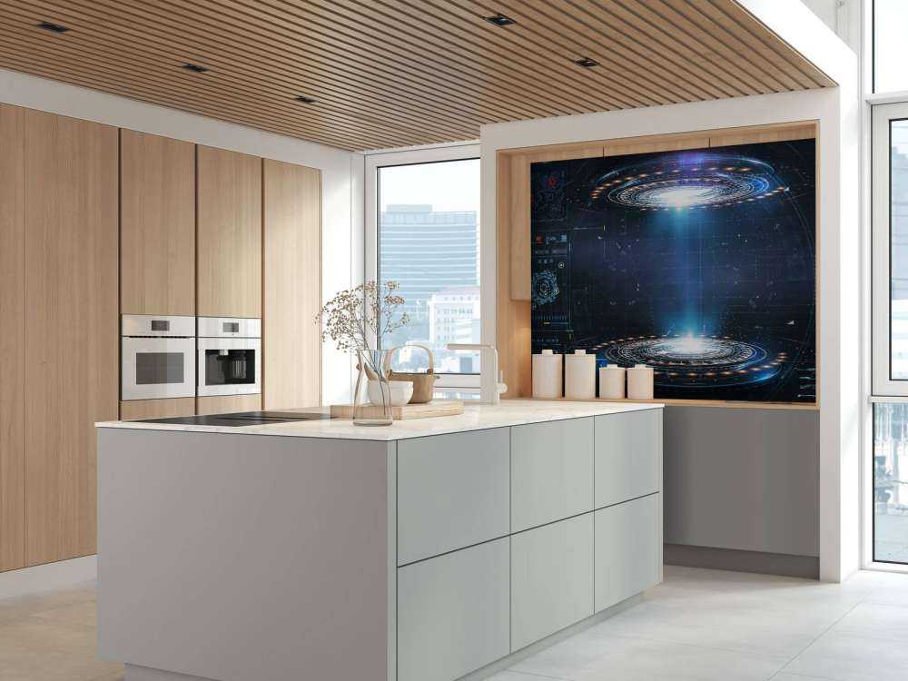 Futuristic dashboard