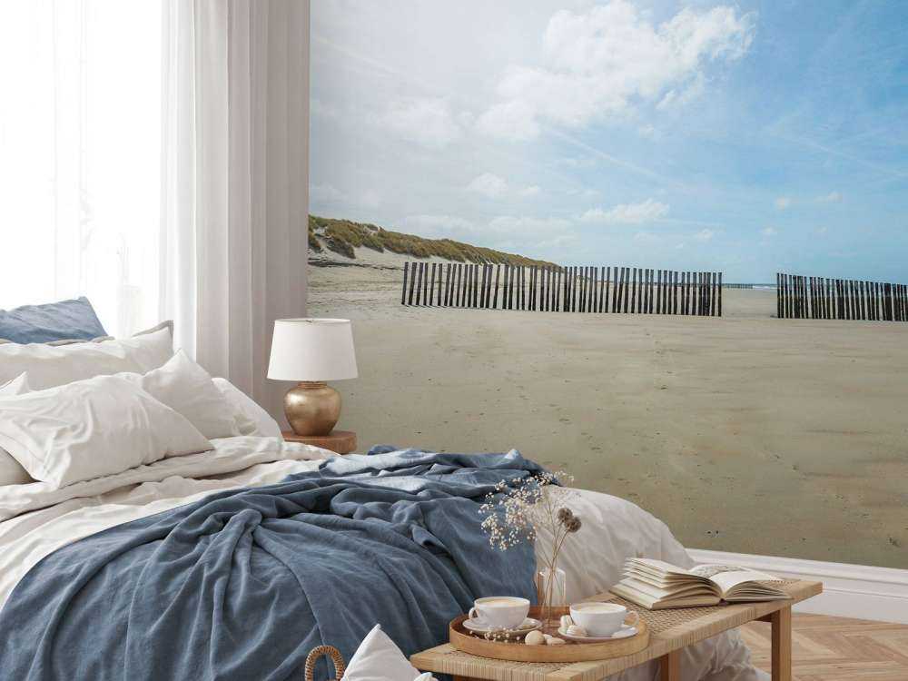 Breakwaters at the beach