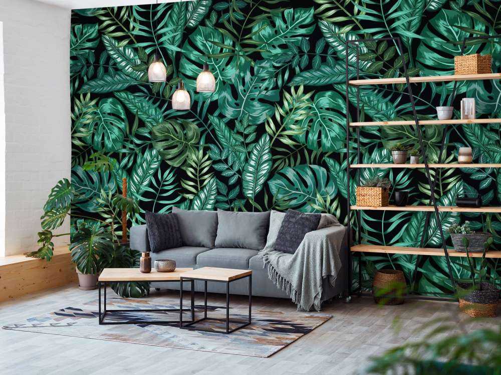 Green leaves illustration