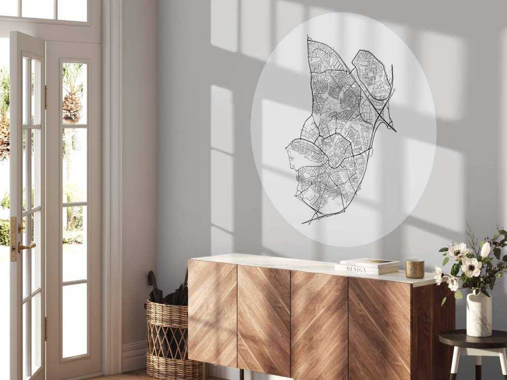 Map of Amersfoort, white