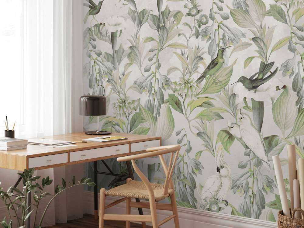 Ethereal Birdsong Blossom - Verdant Symphony