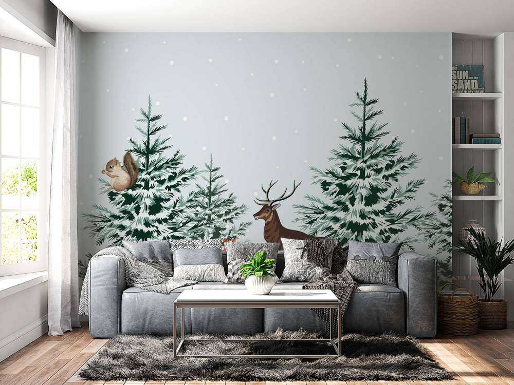 Winter Forest Residents Joy