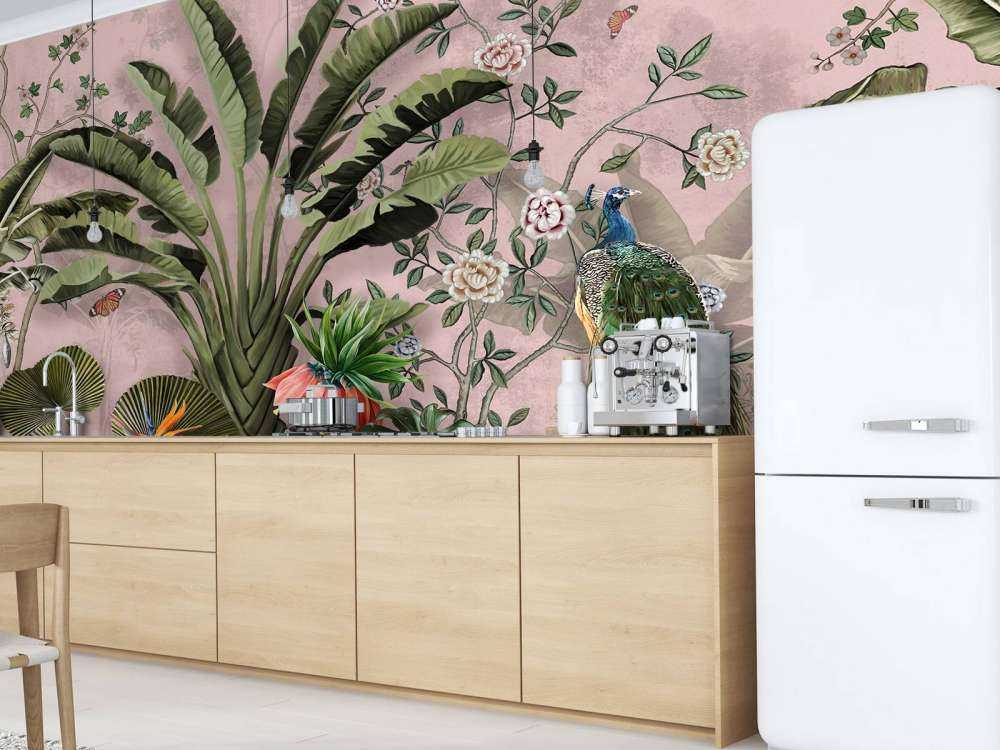 Peacock in Tropical Beauty