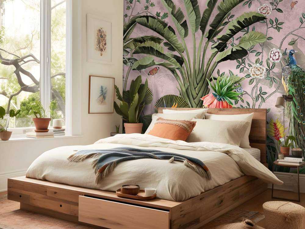 Peacock in Tropical Beauty