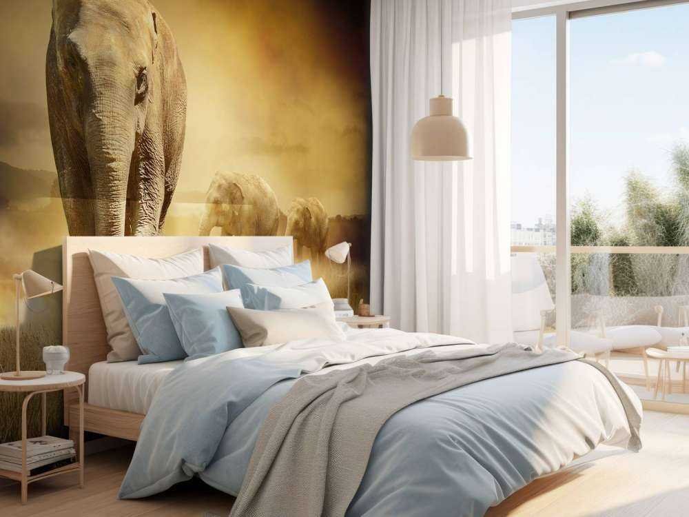 Three elephants