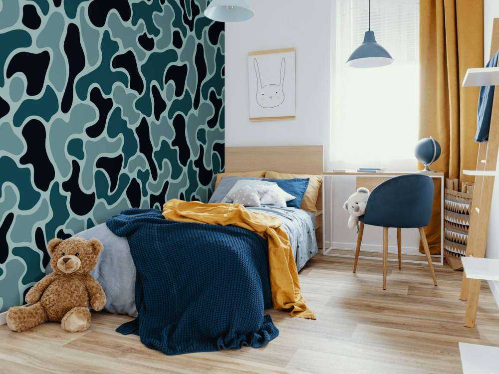 Green grey camouflage 