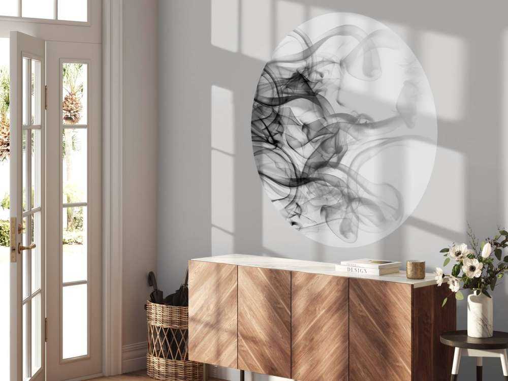 Head formed of smoke