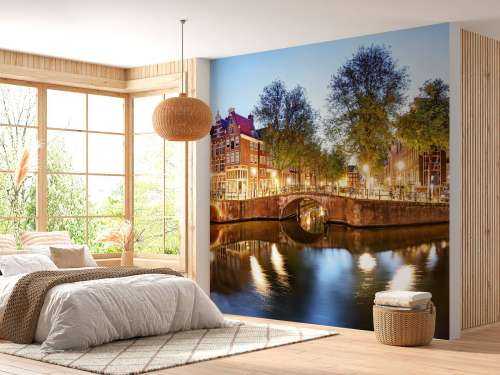 Amsterdam at night