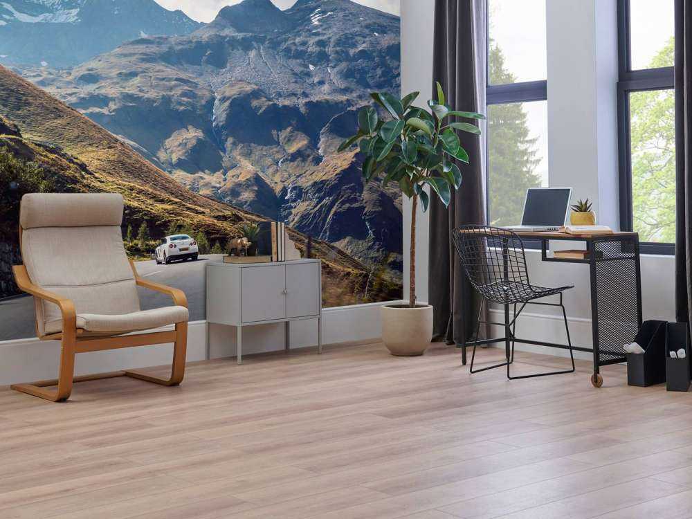 Panorama of a mountain road