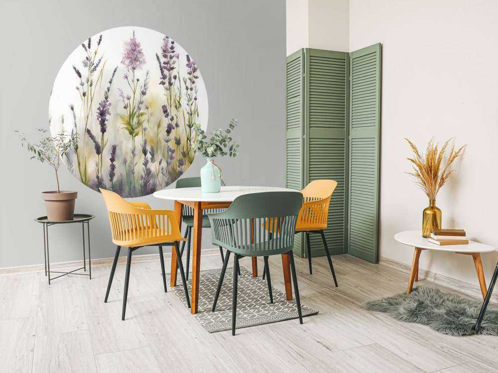 Lavender Glade Seamless Warm Beige