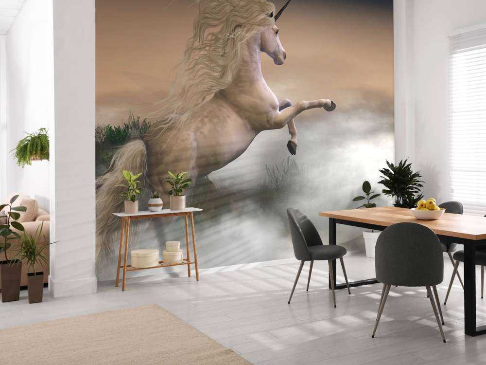 Rearing unicorn