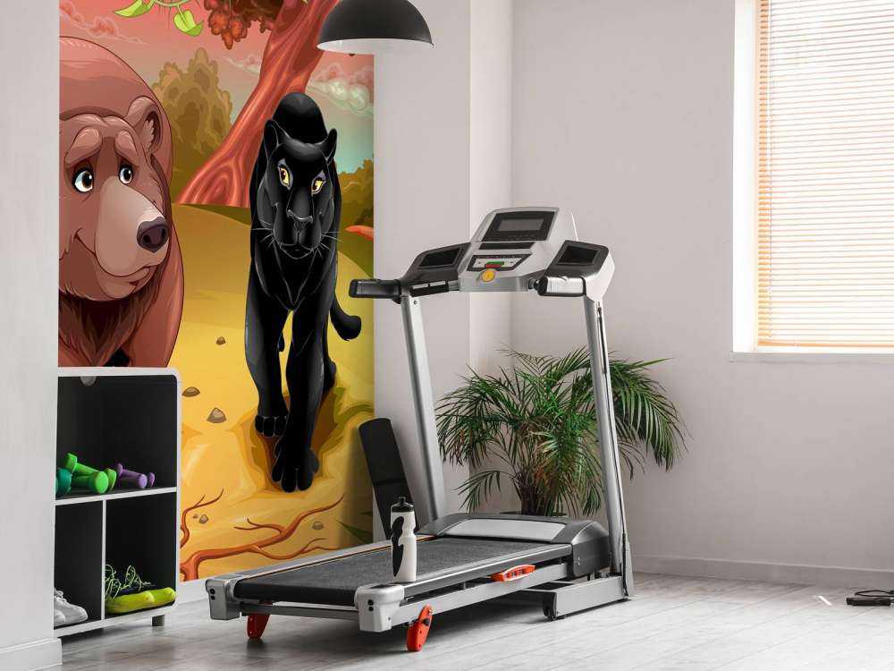 Friendly jungle animals