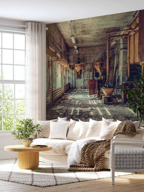 Destroyed factory