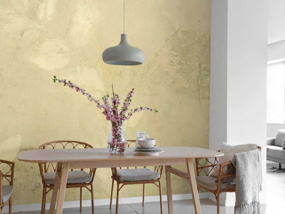 Plantain and wild geranium - dreamy green