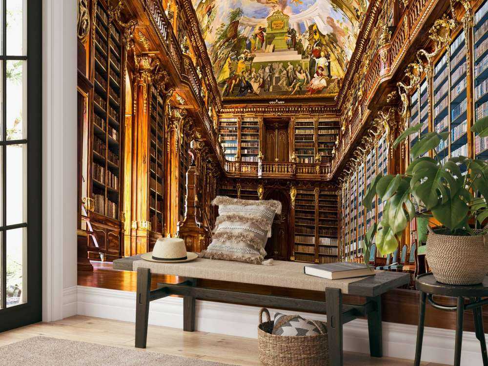 Historische Bibliotheek in Warm Hout