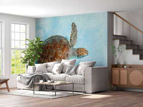 Turtle in the water