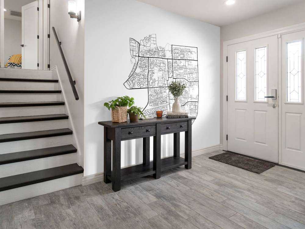 Plattegrond van Lelystad, wit