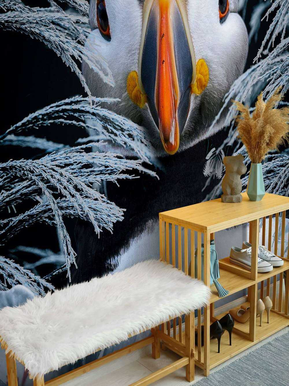 Atlantic Puffins Portrait