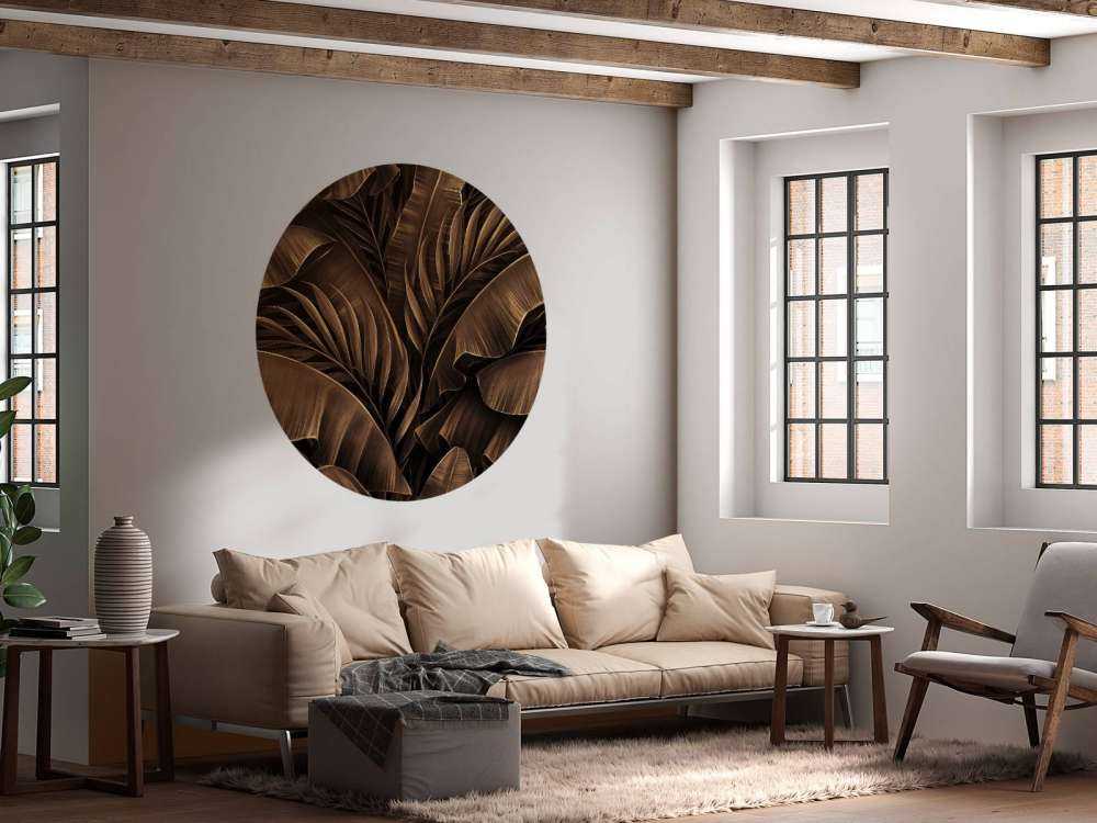 Bronze banana leaves