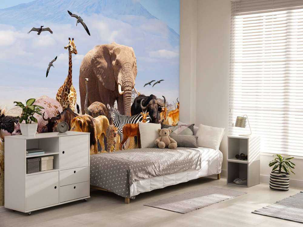 African animals at Kilimanjaro