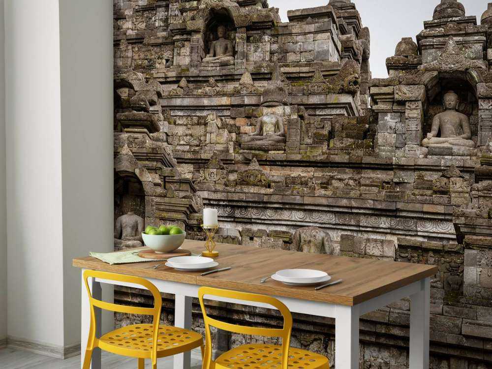 Close-up Borobudur tempel