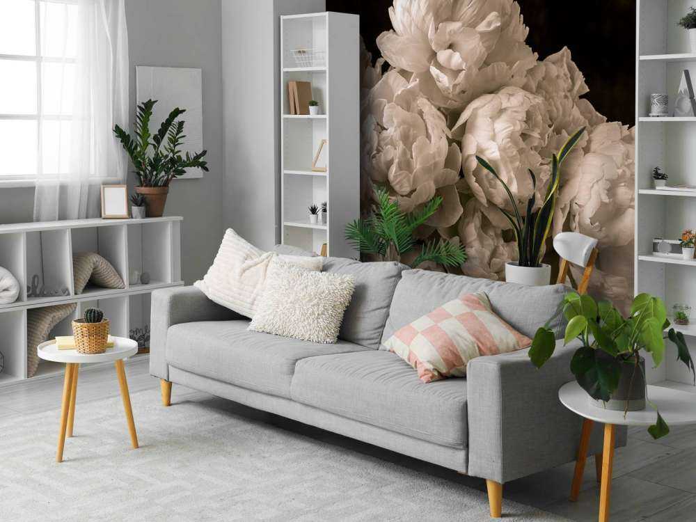 Bunch of peonies vintage