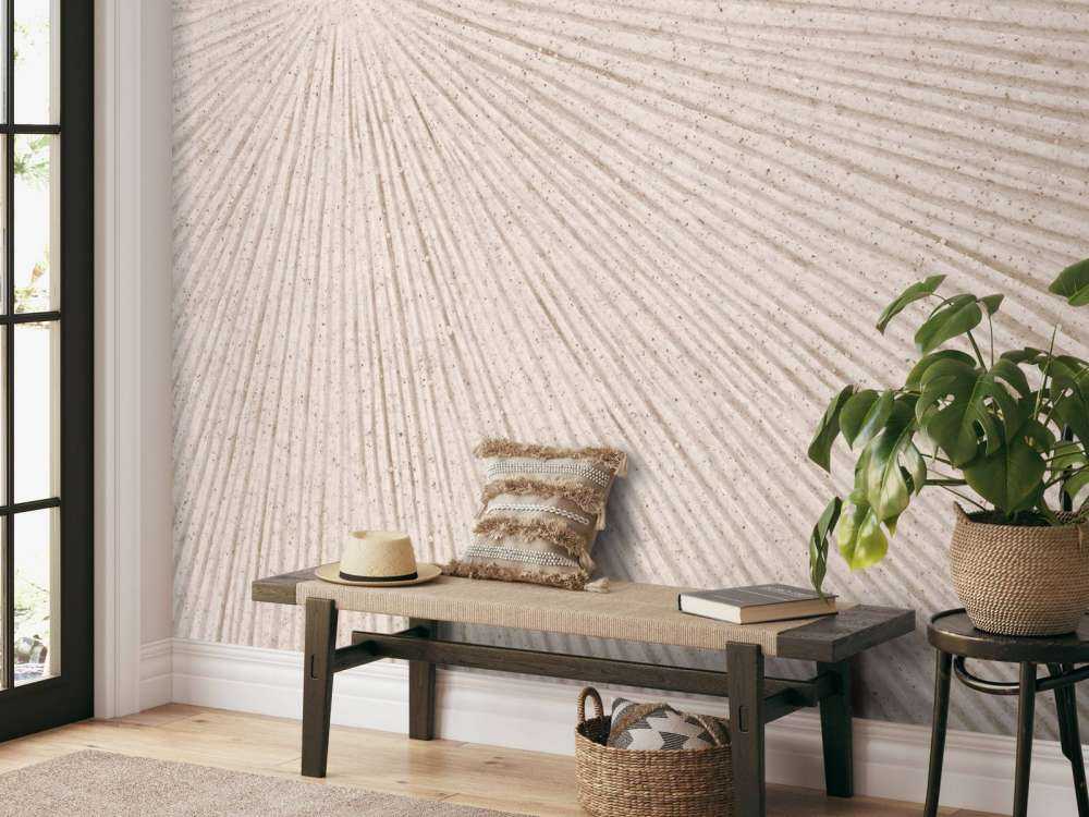 Structure with lines sun linen