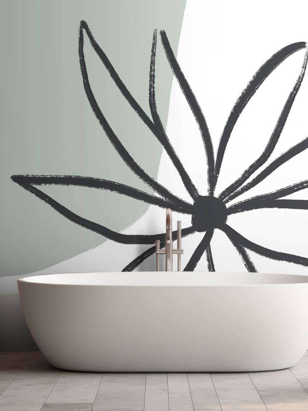 Flower Mint and Cream