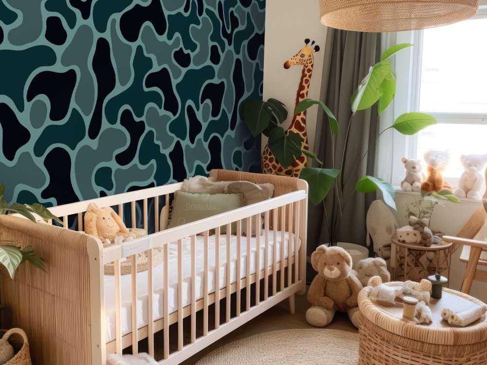 Green grey camouflage 