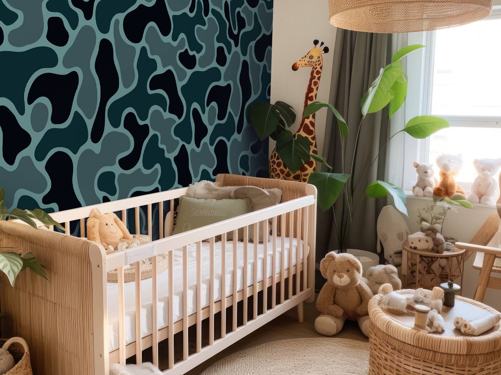Green grey camouflage 