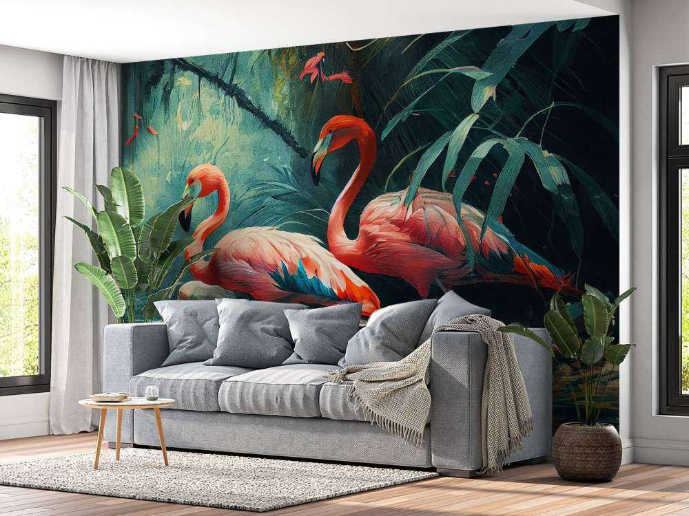 Flamingo Oasis Awakening