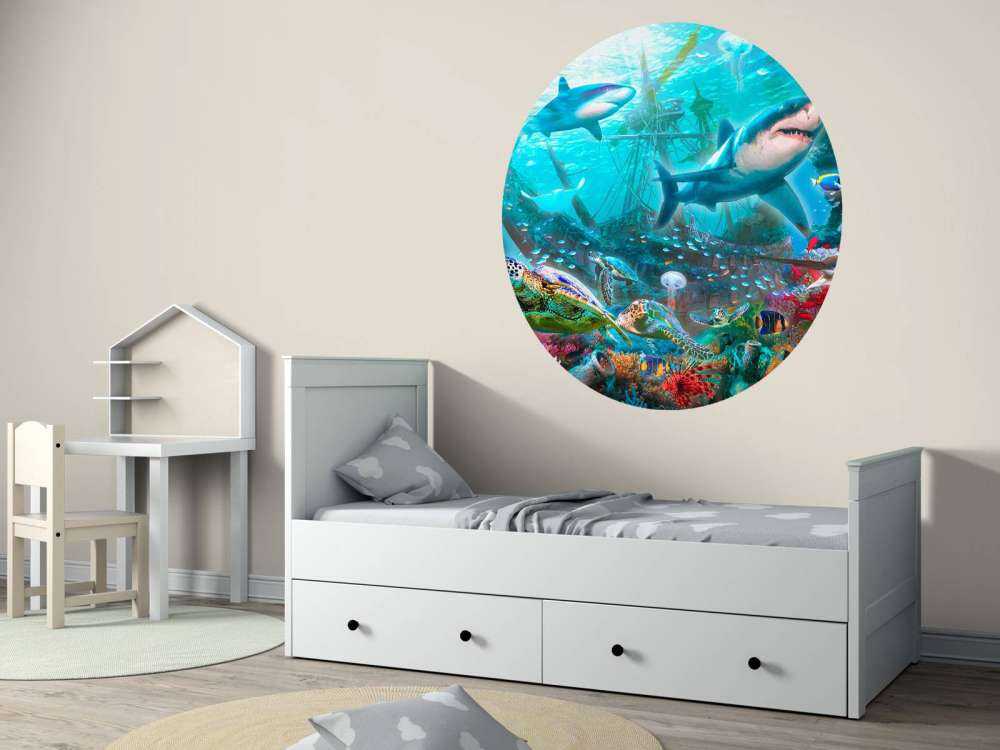 Sharks And Pirate Wreck