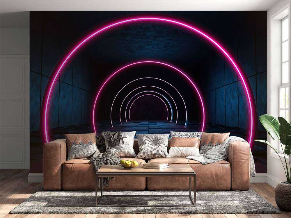 Modern futuristic hallway