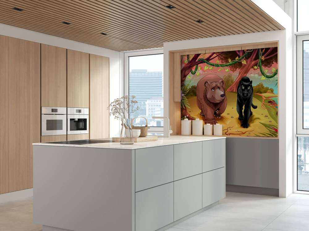 Friendly jungle animals